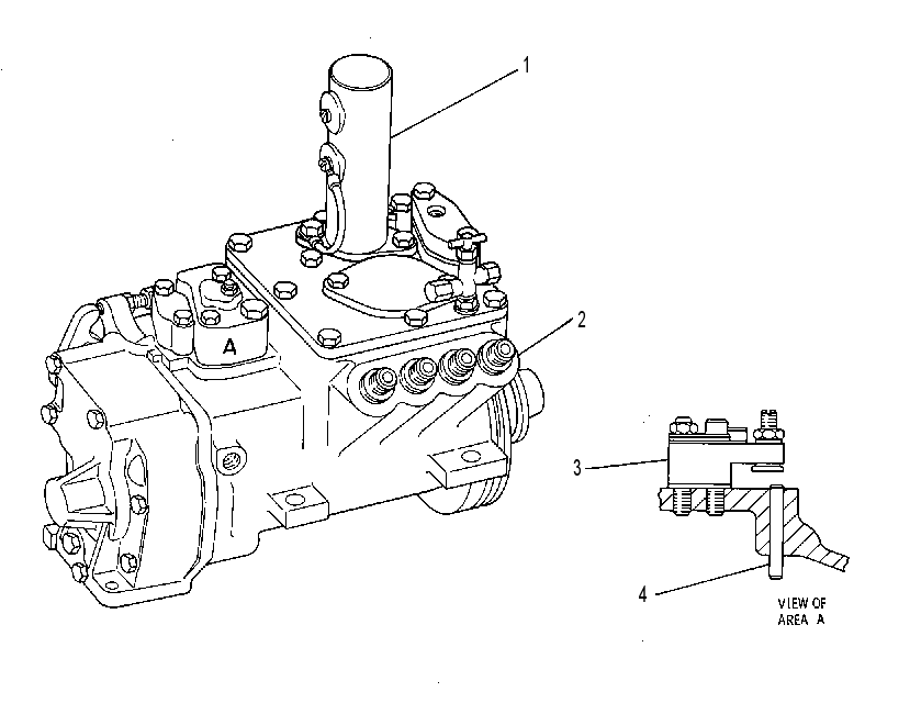 ТНВД с регулятором 7W4867 CAT