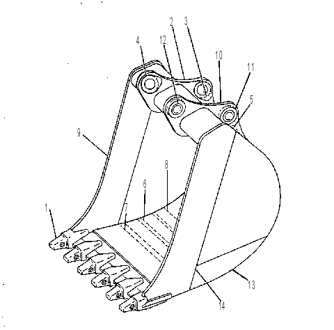 BUCKET & BEARING AS 6W0800 CAT