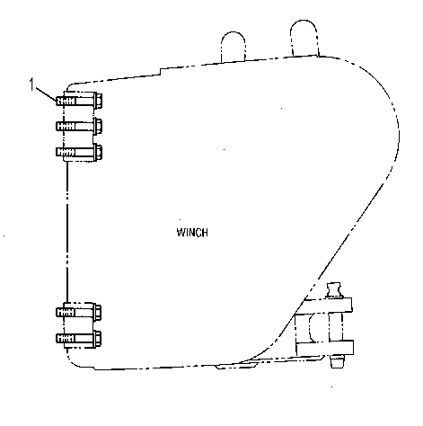 MOUNTING GP-WINCH 7G4656 CAT