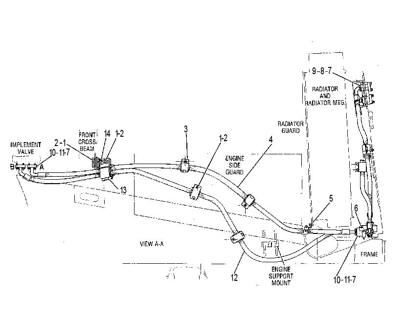 LINES GP-BULLDOZER MANIFOLD 3T9995 CAT