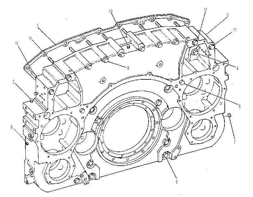 Картер передний 7W3724 CAT
