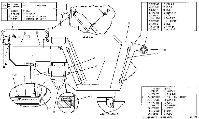 PLATFORM GP-TILT 3W2081 CAT