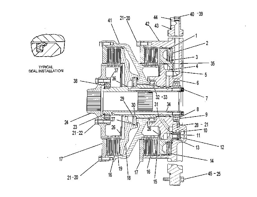 CLUTCH & BRAKE GP-STEERING 6T0690 CAT