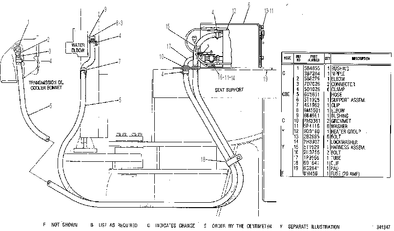 HEATER & MOUNTING GP 5T2014 CAT