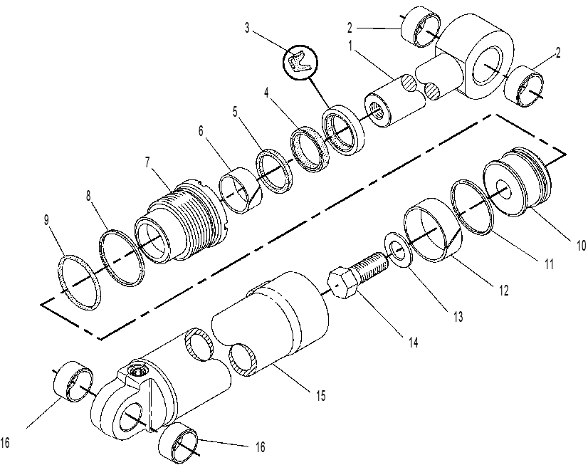 CYLINDER GP-STABILIZER-RH 4T6880 CAT