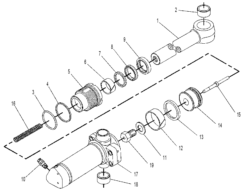 CYLINDER GP-SWING-LH 4T6879 CAT