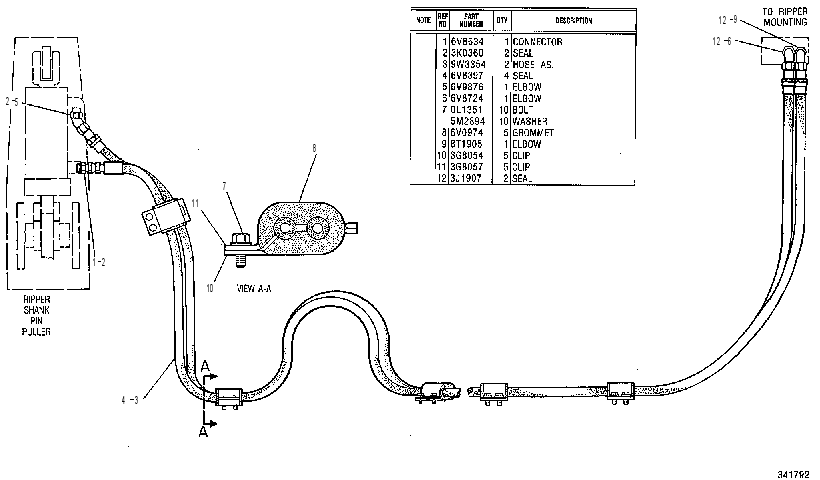 LINES GP-PIN PULLER CYLINDER 9W3355 CAT
