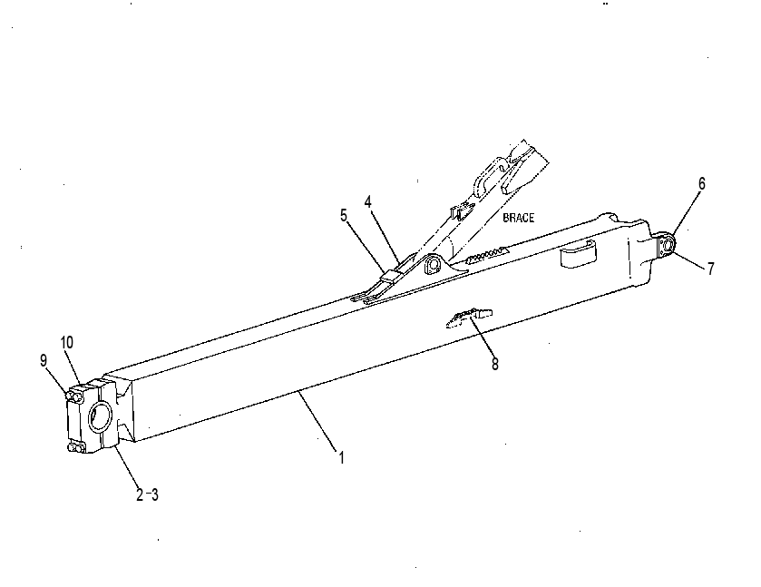 Толкающий брус 4T3698 CAT