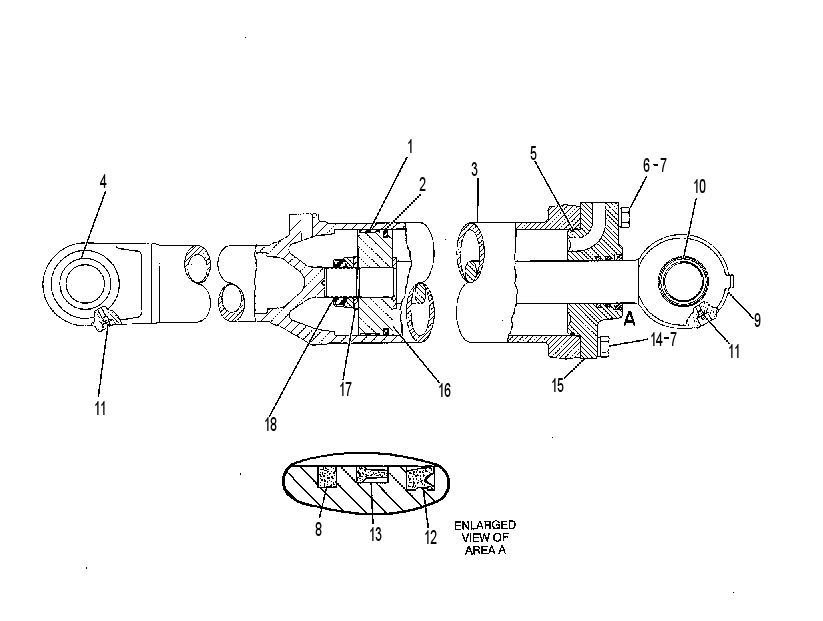 Цилиндр 4T7985 CAT