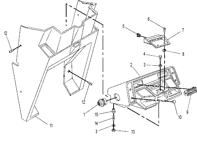 CONSOLE GP-FRONT 9R1074 CAT