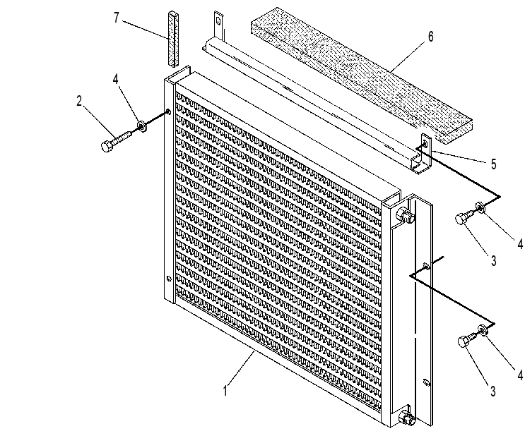 CONDENSER & MOUNTING GP 2W9718 CAT