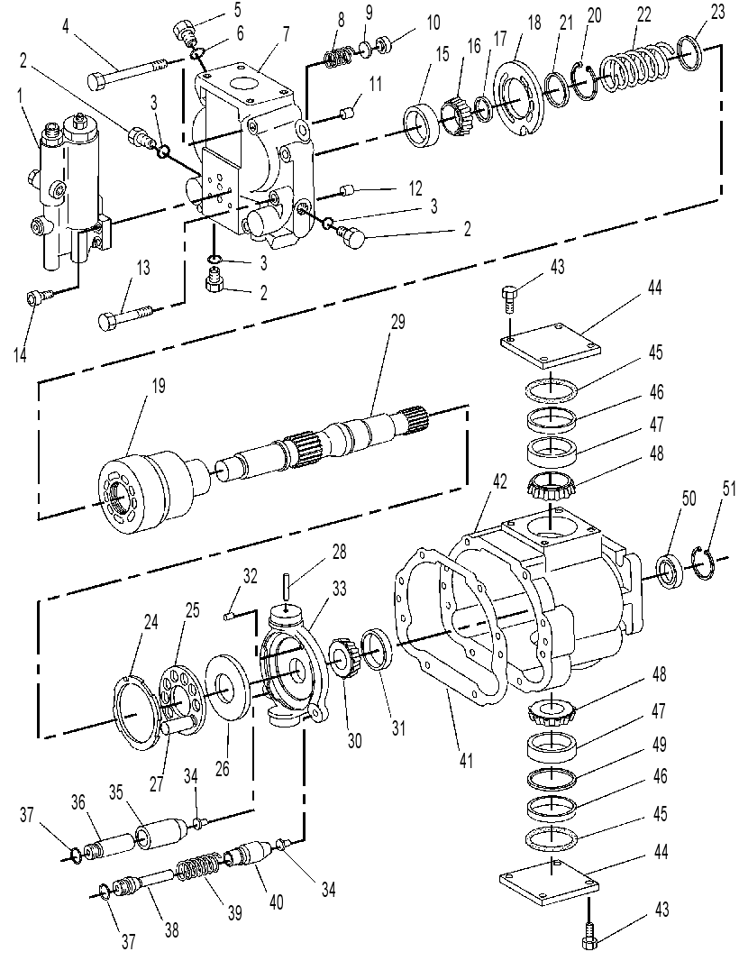 Насос поршневой 4T6962 CAT