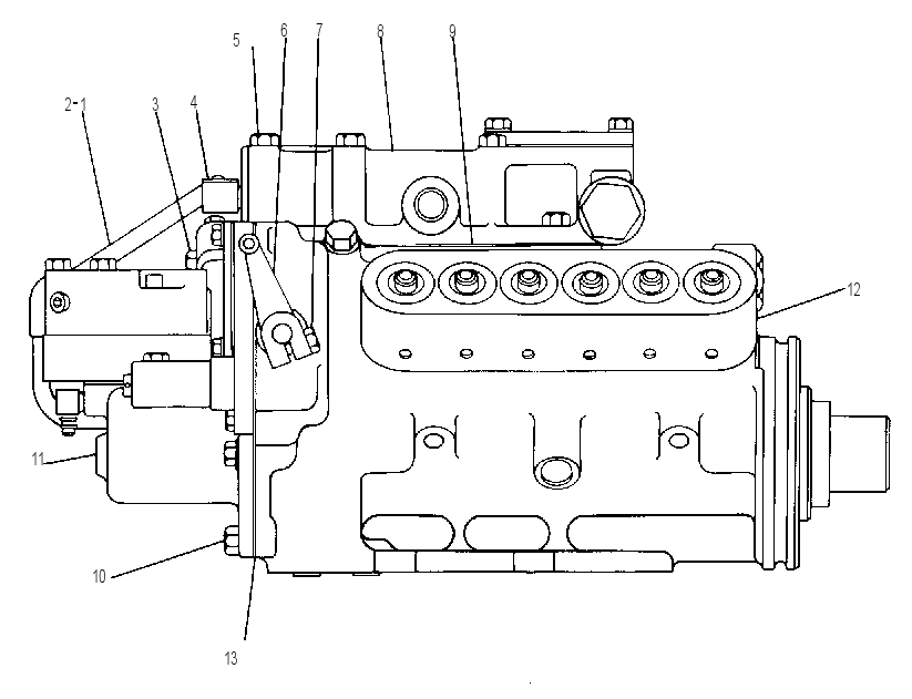 PUMP GP-GOV DRV,FUEL INJ & TFR 4W6074 CAT