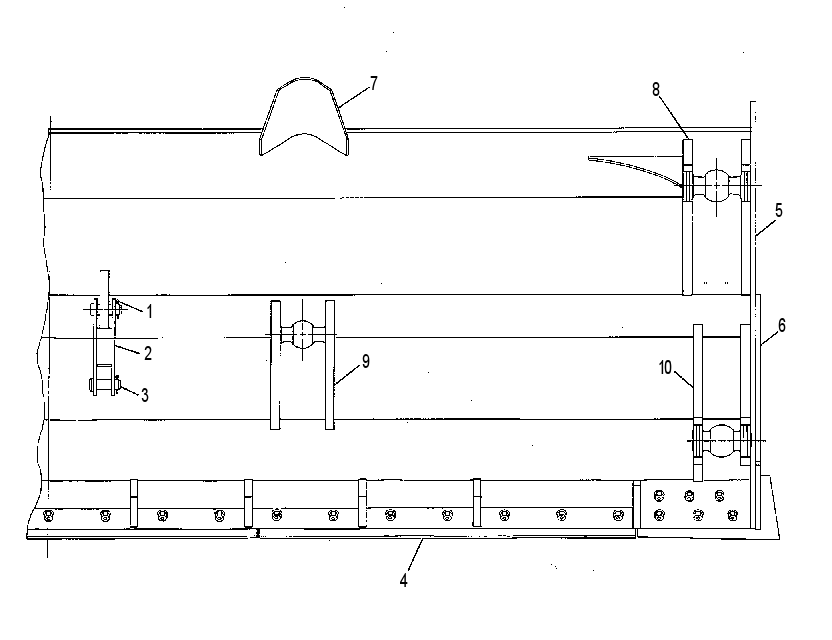 Отвал прямой 4T0816 CAT