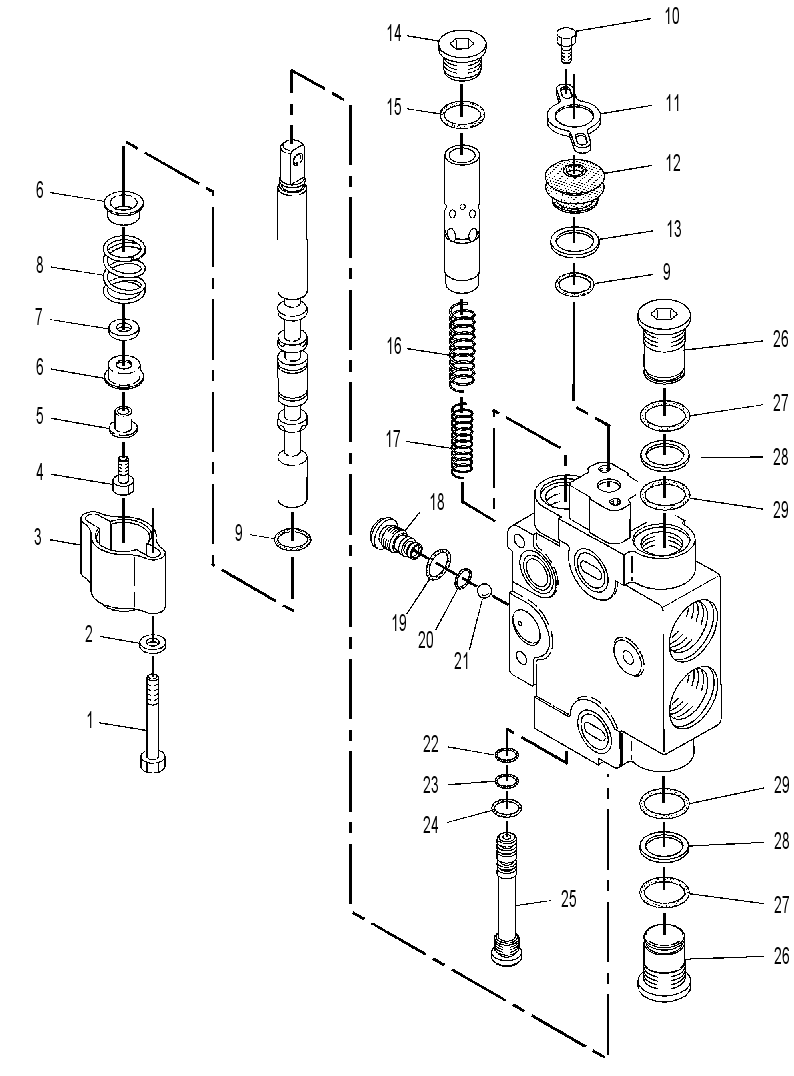 Клапан управляющий 9T4468 CAT