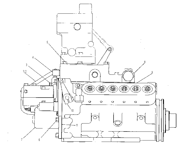 PUMP GP-GOV, FUEL INJ & TFR 4W8766 CAT