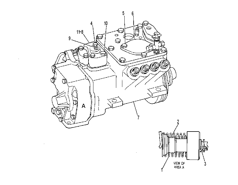 ТНВД с регулятором 4W5624 CAT