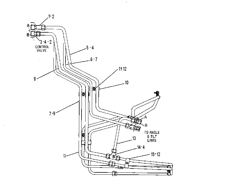 LINES GP-ANGLE & TILT 8G4485 CAT