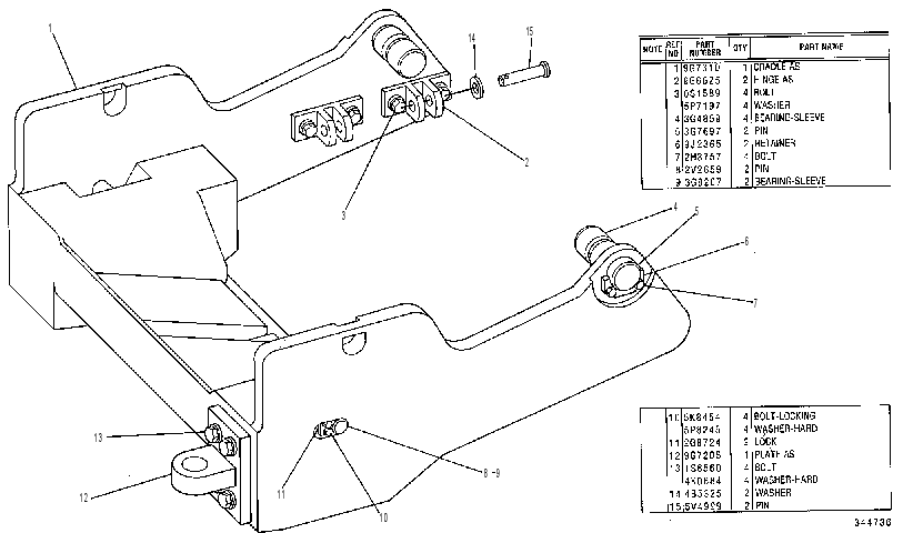 COUNTERWEIGHT GP-FRONT 9G0376 CAT