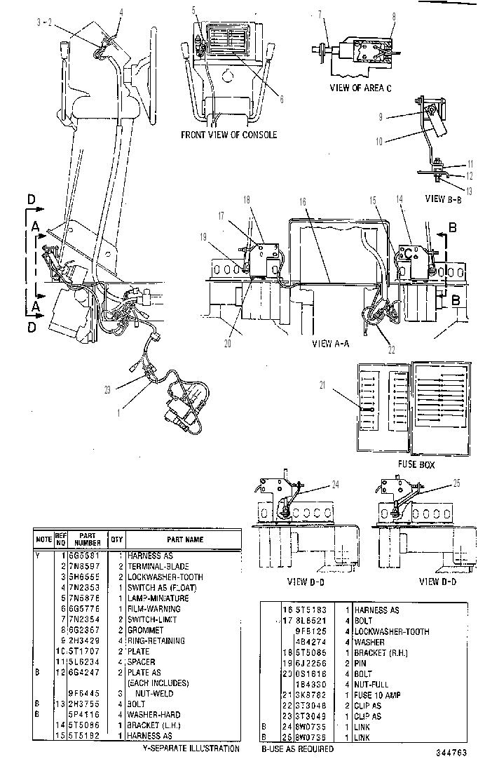 WIRING GP-FLOAT CONTROL 6G5820 CAT