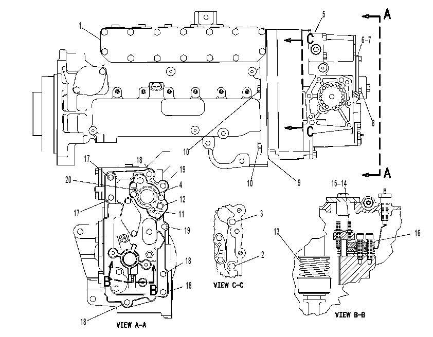 ТНВД с регулятором 4W2427 CAT