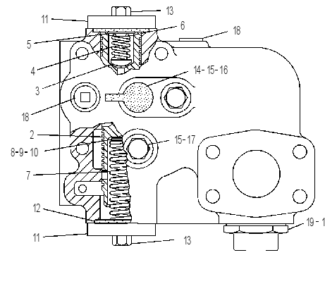 Клапан предохранительный 6T4938 CAT