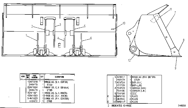 Ковш универсальный в сборе 5V7356 CAT