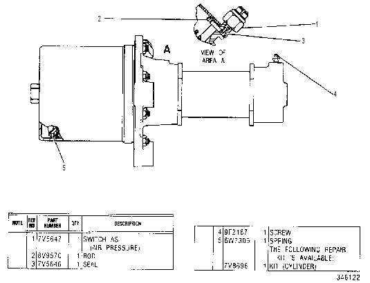 CYLINDER GP-AIR OVER HYD 7V8702 CAT