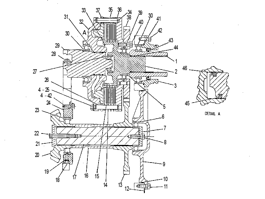 CLUTCH & GEAR GP 7G4775 CAT