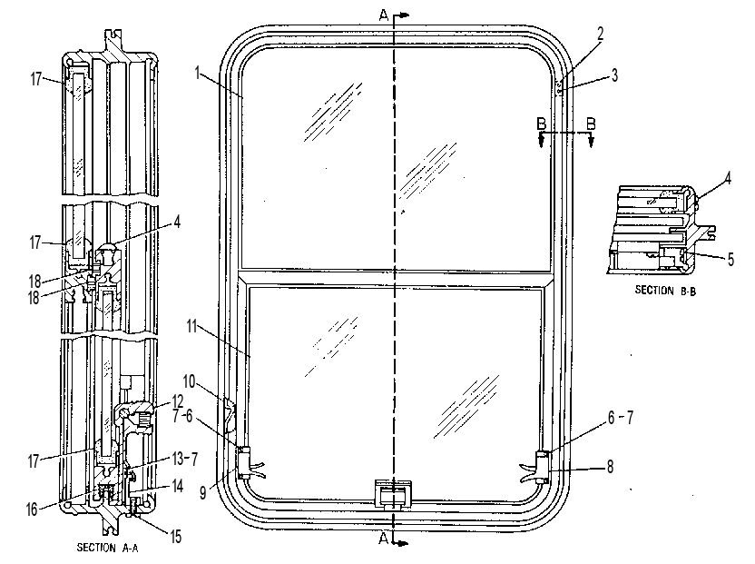 Окно 7V8820 CAT
