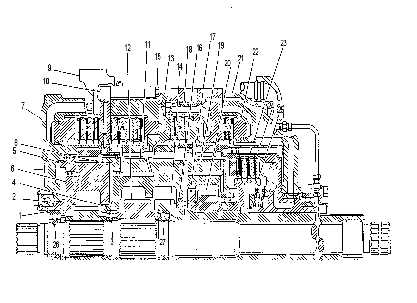 Планетарная передача 7T5505 CAT