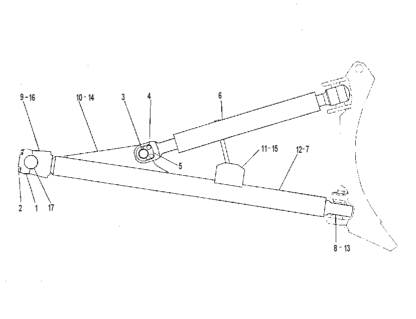 BRACE GP-BULLDOZER 7T5310 CAT