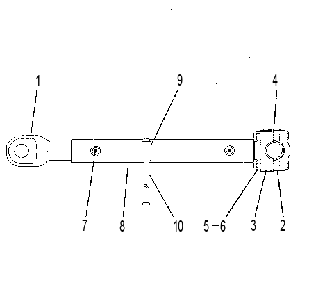 BRACE GP-BULLDOZER 8E6439 CAT