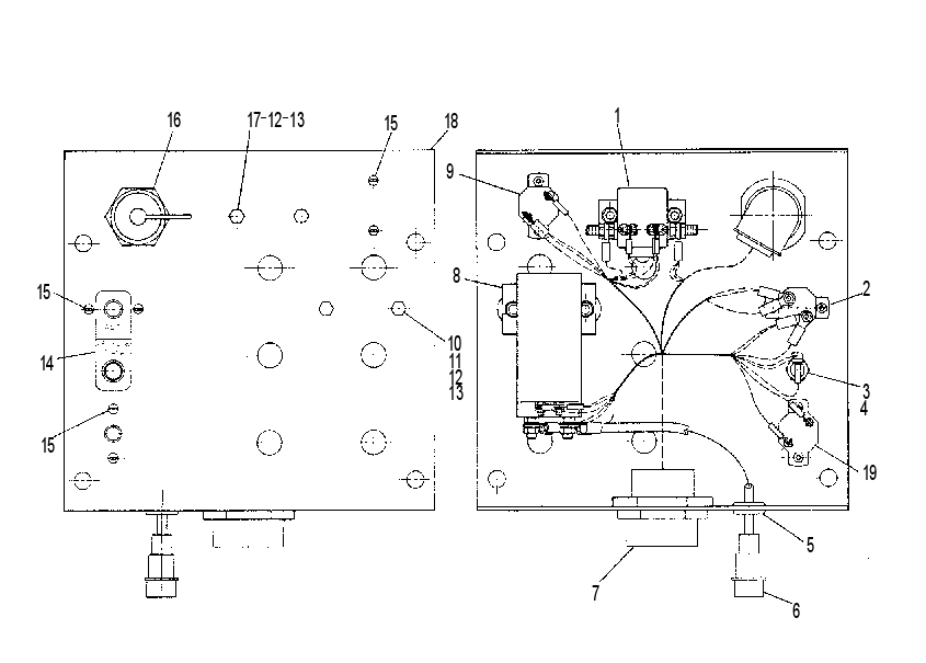 WIRING GP-RELAY PANEL 6W7284 CAT