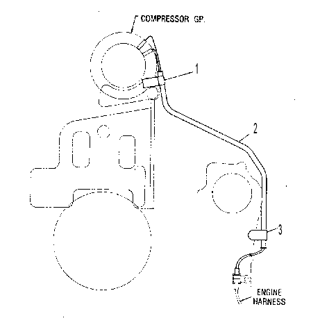 Проводка кондиционера 6W5683 CAT