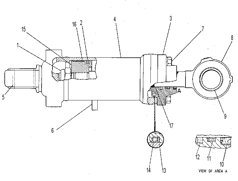 CYLINDER GP-LOAD 9T1803 CAT