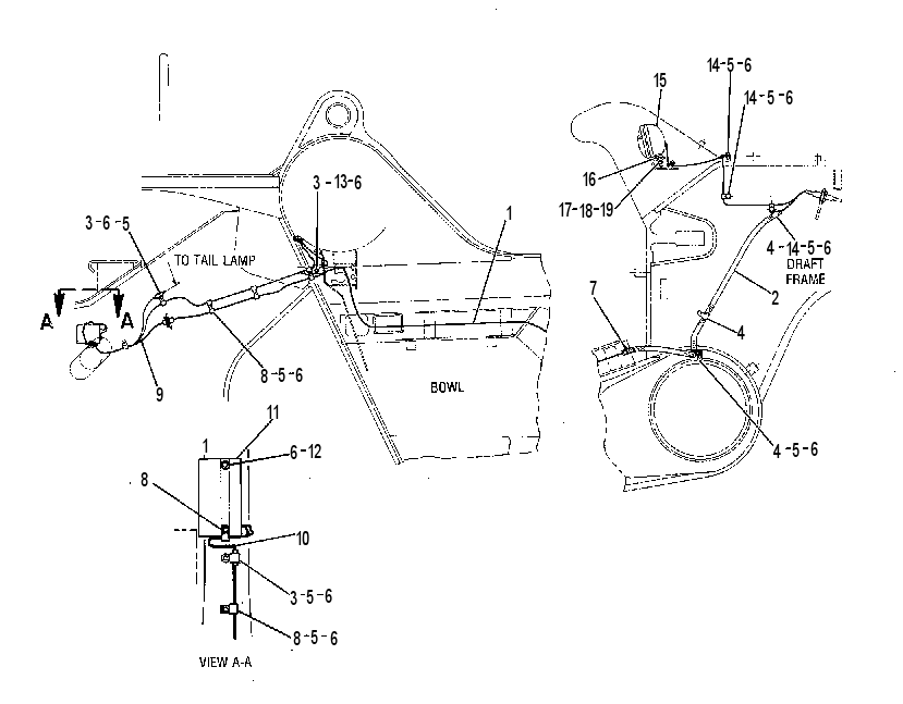 WIRING GP-SCRAPER 6G8179 CAT