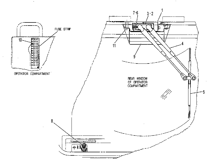 WIPER GP-REAR 6G9830 CAT