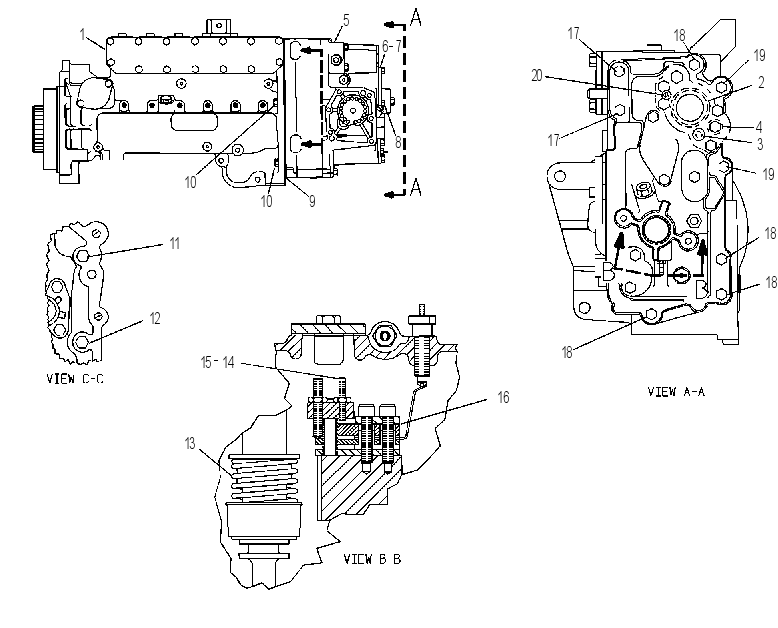 Регулятор и ТНВД 4W9677 CAT