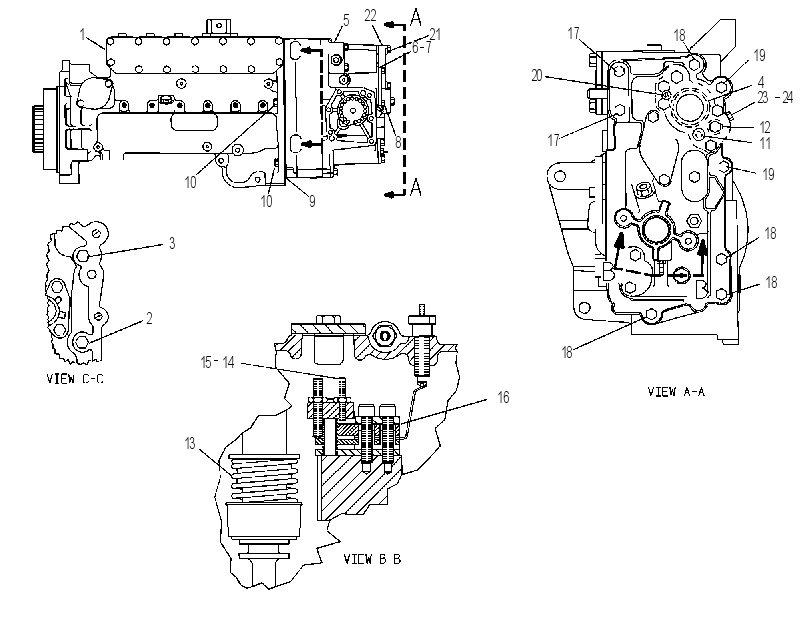 Регулятор и ТНВД 7W9004 CAT