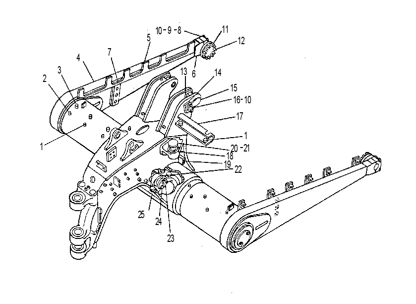 FRAME GP-DRAFT 4T3753 CAT