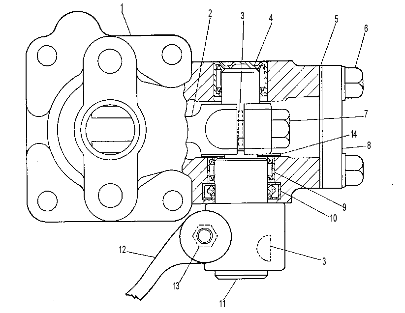 HOUSING GP-LEVER 1U1760 CAT