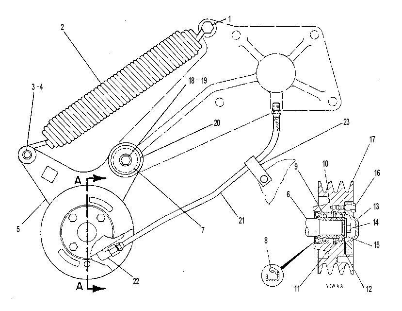 BELT TIGHTENER GP 7W2845 CAT