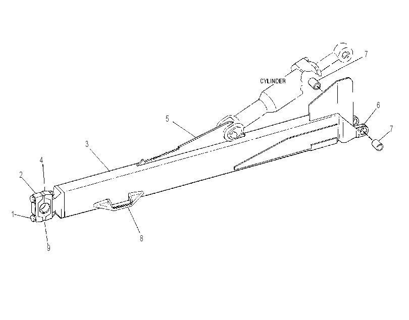 PUSH ARM GP-RH 7T5386 CAT