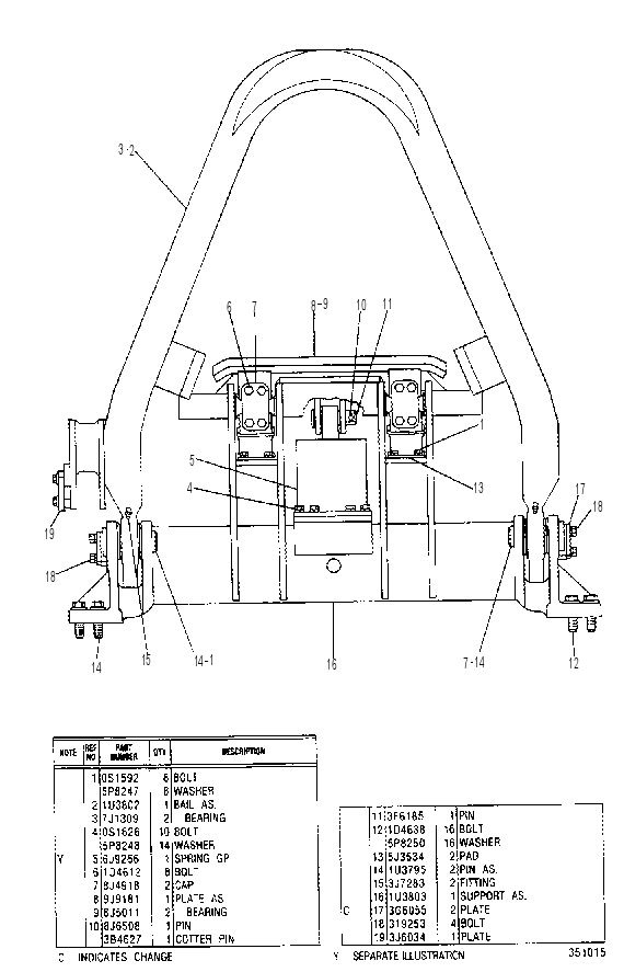 BLOCK GP-PUSH-PULL 1U3804 CAT