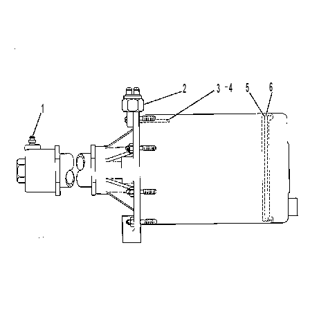 CYLINDER GP-AIR OVER HYD 9V0206 CAT
