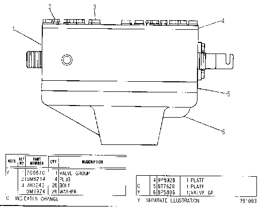 Клапан 8P5807 CAT