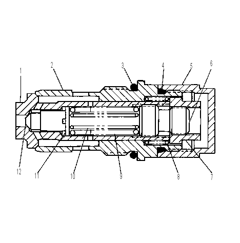 Клапан обратный 4T4598 CAT