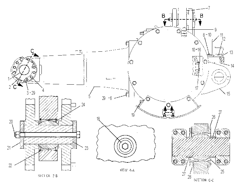 HOUSING GP-REAR AXLE 5T4474 CAT