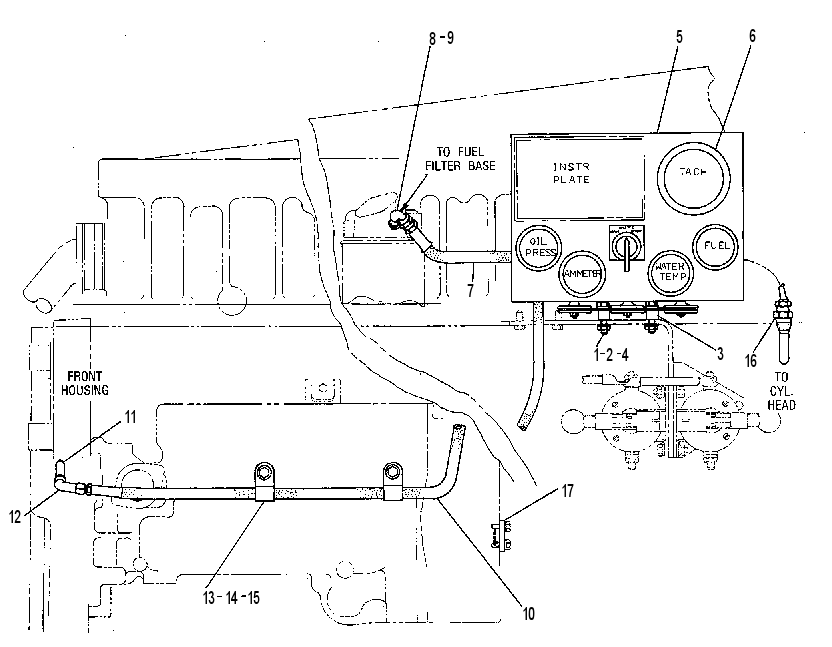 Панель приборов 7W3617 CAT